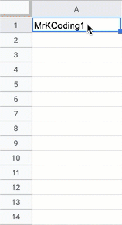Animated GIF demonstrating dragging values in a spreadsheet to copy them and increment the number at the end